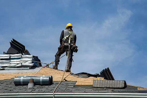 Professional Gutter Installation technician working in Sentinel Butte, ND